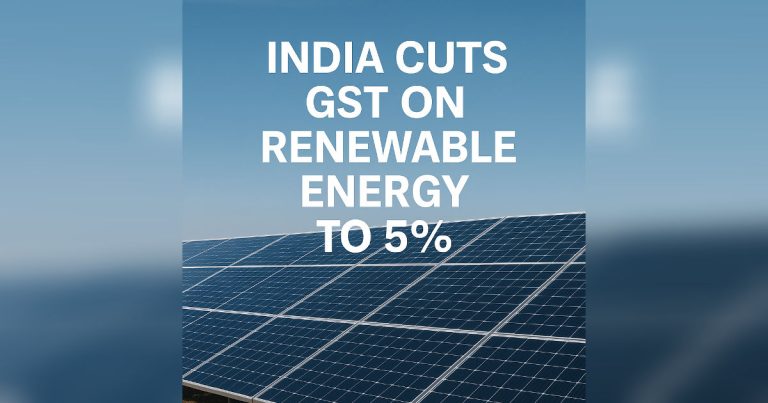 Solar panels installation under new GST policy 2025