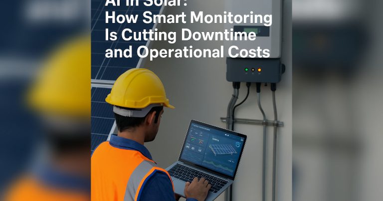 AI in Solar: How Smart Monitoring Is Cutting Downtime and Operational Costs