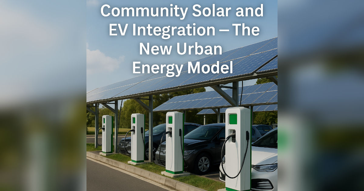Community Solar and EV Charging Integration India 2025