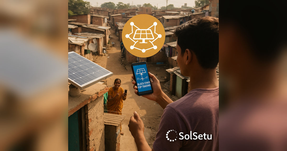 Community-based blockchain solar energy trading in Indian settlements