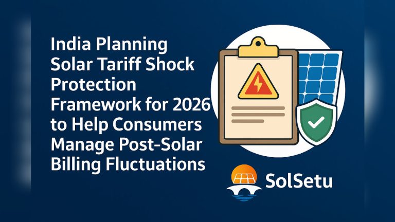 India Planning Solar Tariff Shock Protection Framework for 2026 to Help Consumers Manage Post-Solar Billing Fluctuations