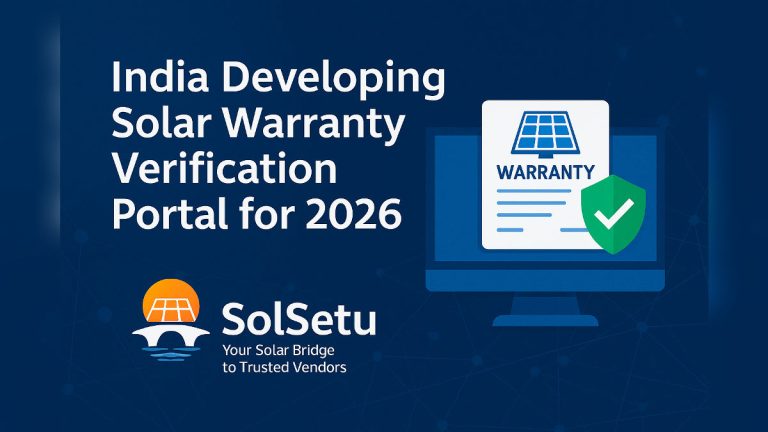 India Developing Solar Warranty Verification Portal for 2026 to Curb Fake Warranty Cards and OEM Fraud
