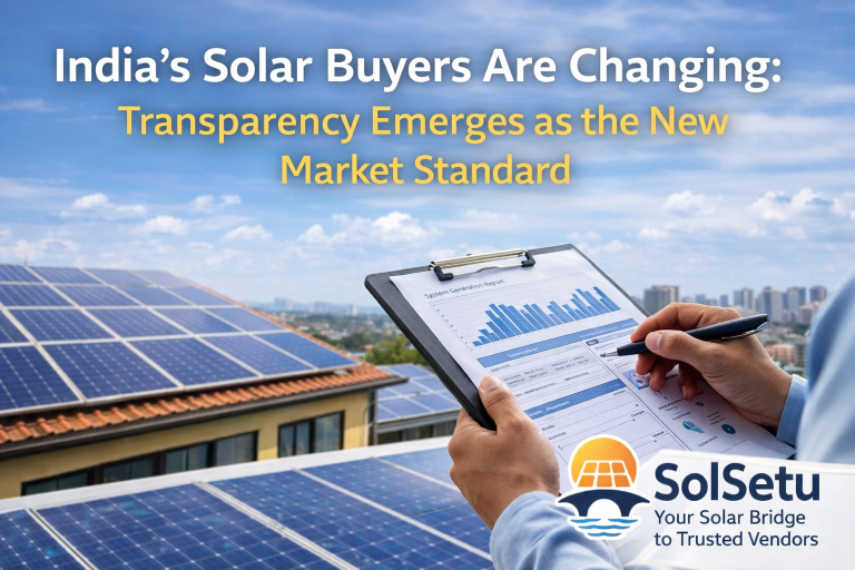 India’s Solar Buyers Are Changing: Transparency Emerges as the New Market Standard