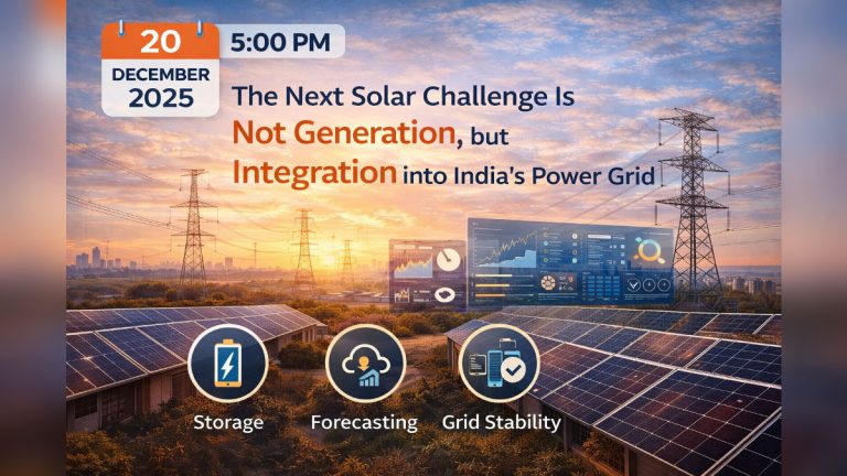 The Next Solar Challenge Is Not Generation, but Integration into India’s Power Grid