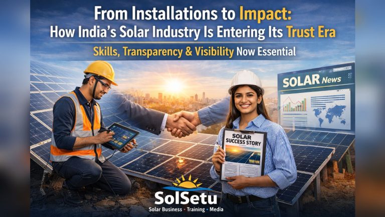 From Installations to Impact: How India’s Solar Industry Is Entering Its Trust Era