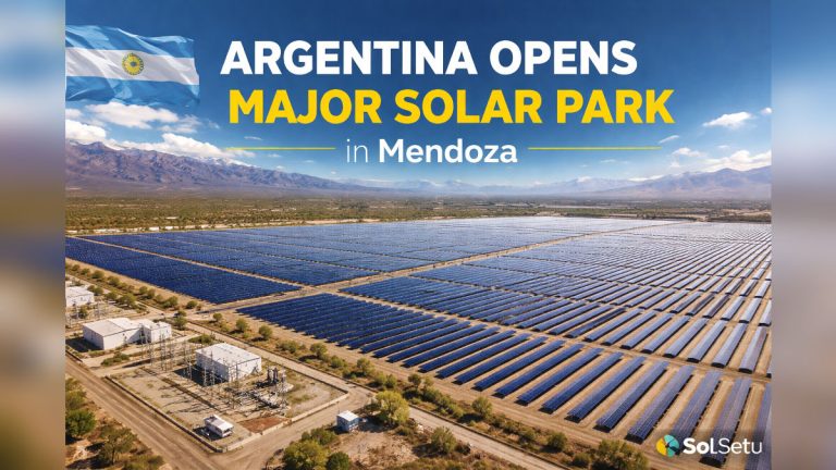 Argentina Commissions Major Solar Park, Accelerating Its Clean Energy Transition
