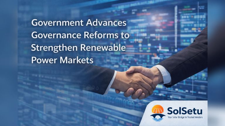 Government Advances Governance Reforms to Strengthen Renewable Power Markets