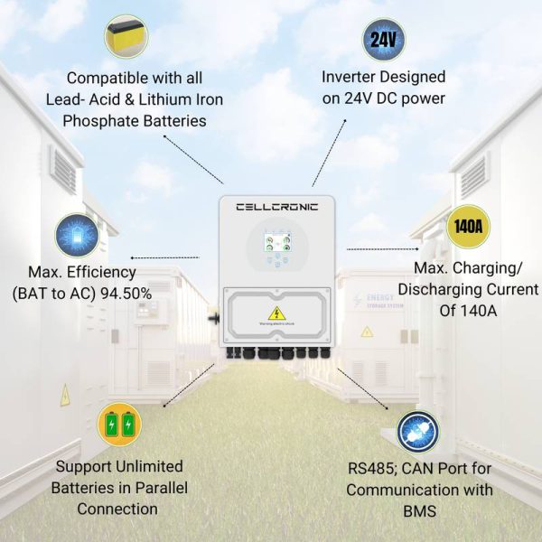 Cell Chronic Galaxy 6G EU 3Kw Hybrid Solar Inverter