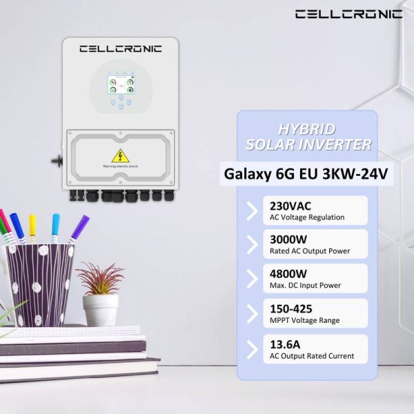 Cell Chronic Galaxy 6G EU 3Kw Hybrid Solar Inverter
