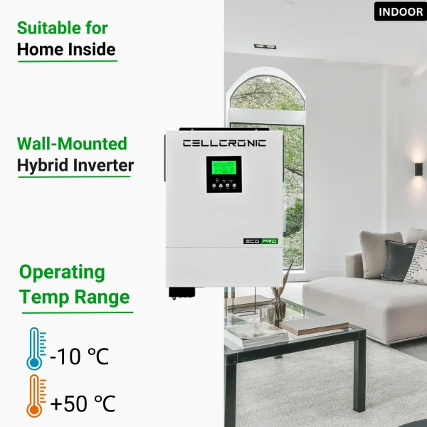 Cell Chronic InfiniSolar VIII 3KW-24V Single MPPT Hybrid Inverter ...