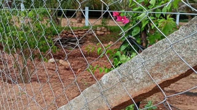 Ayush solar power fence chamarajanagar