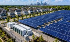 Large community solar farm providing renewable electricity to residential neighborhoods and businesses in the United States.