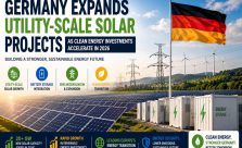 Germany is accelerating utility-scale solar deployment through major investments in clean energy, battery storage, and grid modernization to strengthen Europe's energy transition.