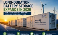 Long-Duration Battery Storage Expands with Iron-Air Technology in 2026
