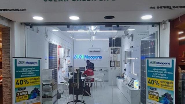 Moopens Solar Company, Regional Office, Kozhikode.