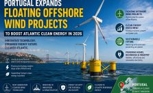 Portugal is expanding floating offshore wind projects in 2026, investing in innovative renewable energy technologies to increase clean electricity generation and strengthen Europe's energy transition.
