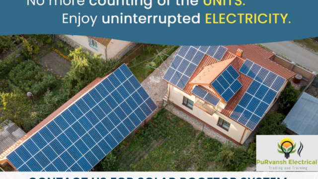 PURVANSH ELECTRICAL TRADING AND TRAINING: Best Solar installer in Indore, Madhya Pradesh