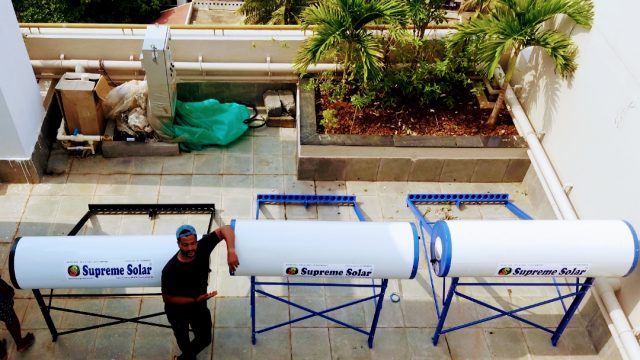 Supreme solar water heater