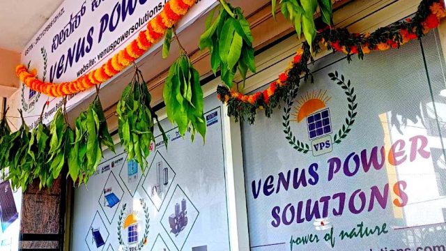Venus Power Solutions – Solar water heater