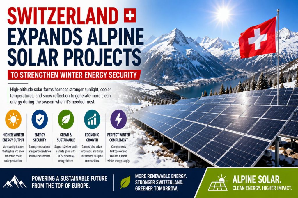 Switzerland Expands Alpine Solar Projects to Strengthen Winter Energy ...